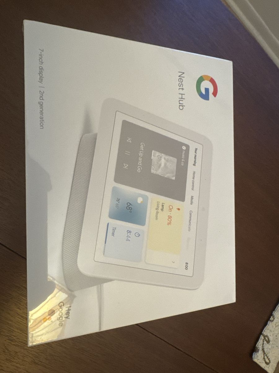 Google Nest Hub 2nd Gen Smart Display with 7-inch Screen, Brand New in Box
