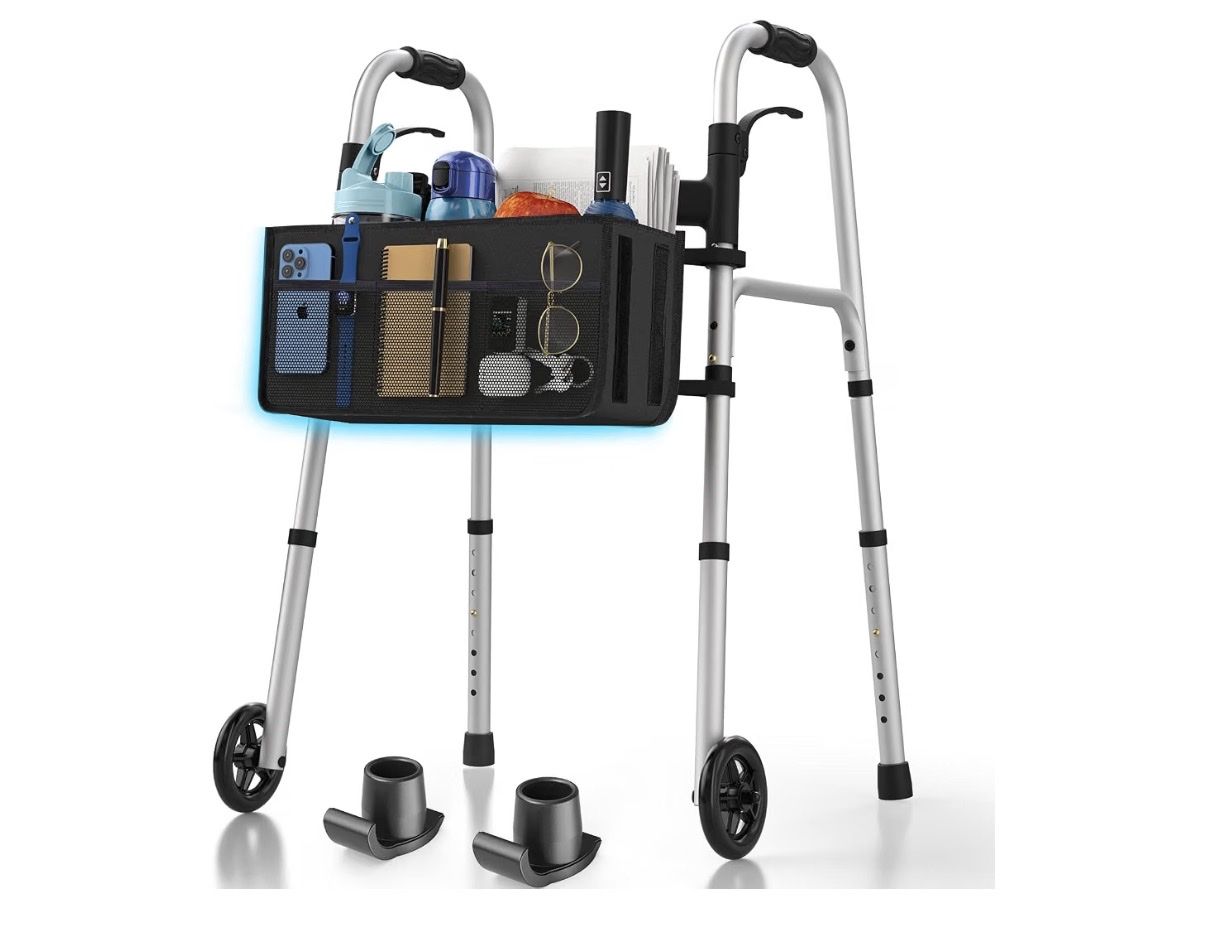Folding Walker with Basket