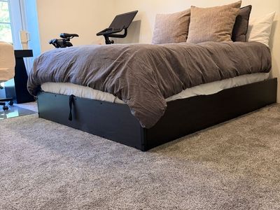 Queen Bed Frame with Storage