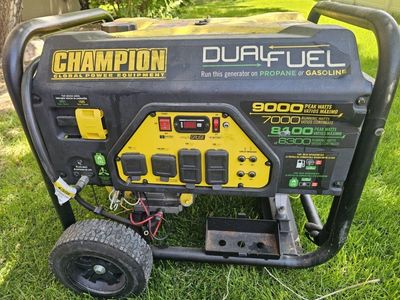 Generator - Champion, Dual Fuel, 9000 Watt (8400 W on propane)