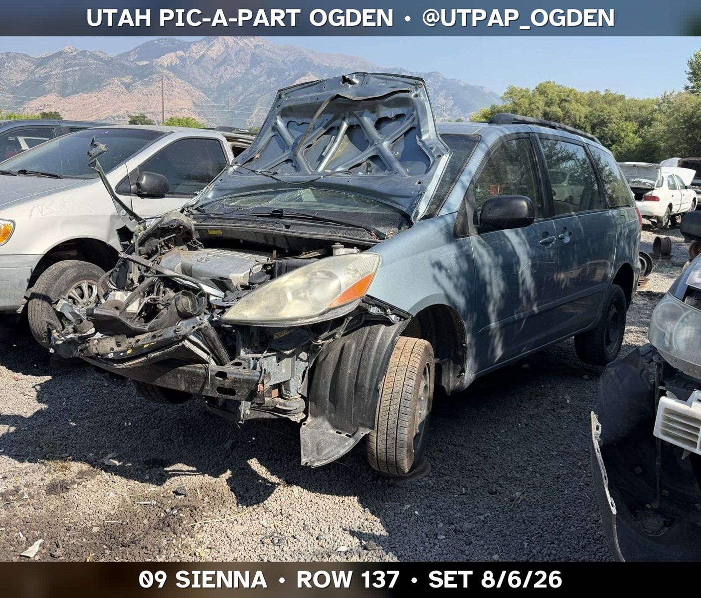 Just In! 2009 Toyota Sienna Parts - UTPAP Ogden
