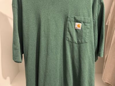 Carhartt Green Loose Fit Pocket T-Shirt Size men’s XL Tall