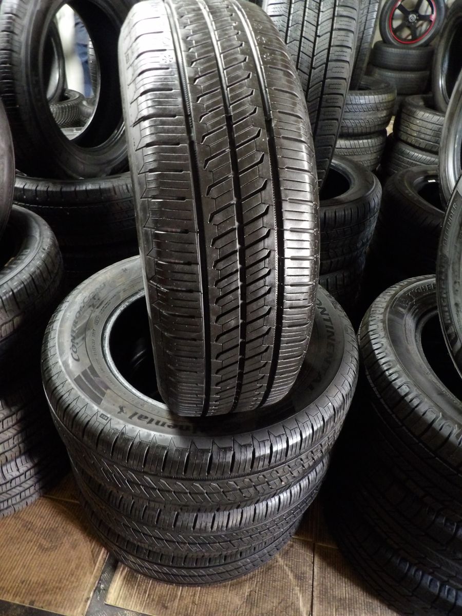 215/65R16 CONTINETAL TOUR ALL SEASON SET OF USED TIRES 