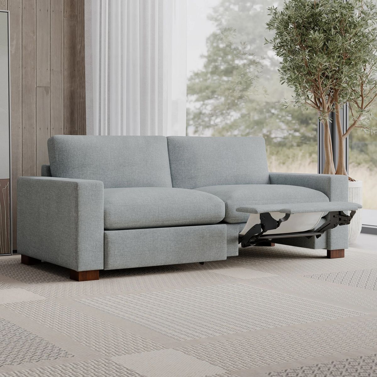 Henredon Sky fabric sofa