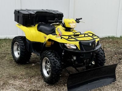 LOW MILES Suzuki King Quad 700 EFI 4x4 Snowplow