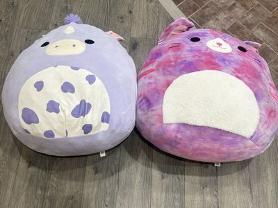 Two huge Squishmallows
