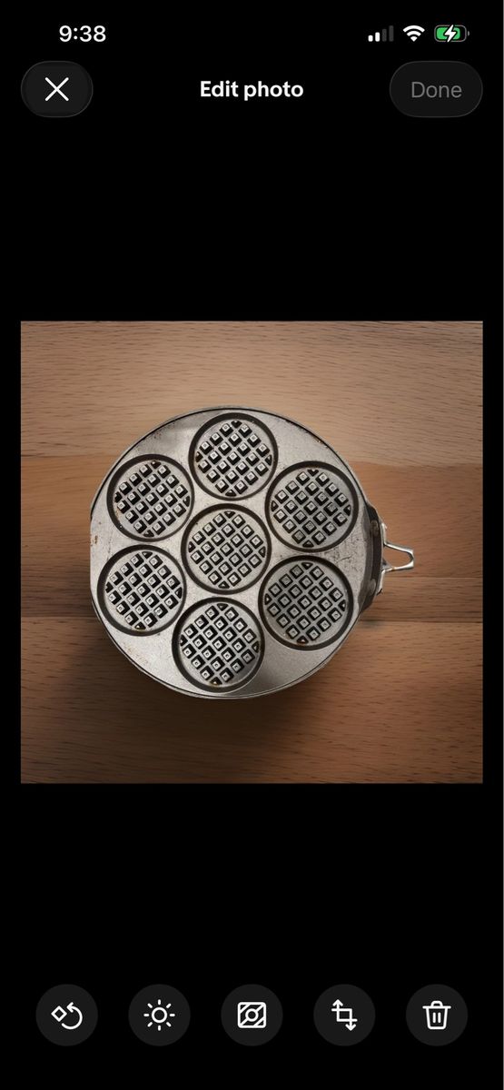 NORDIC WARE SILVER DOLLAR WAFFLE GRIDDLE