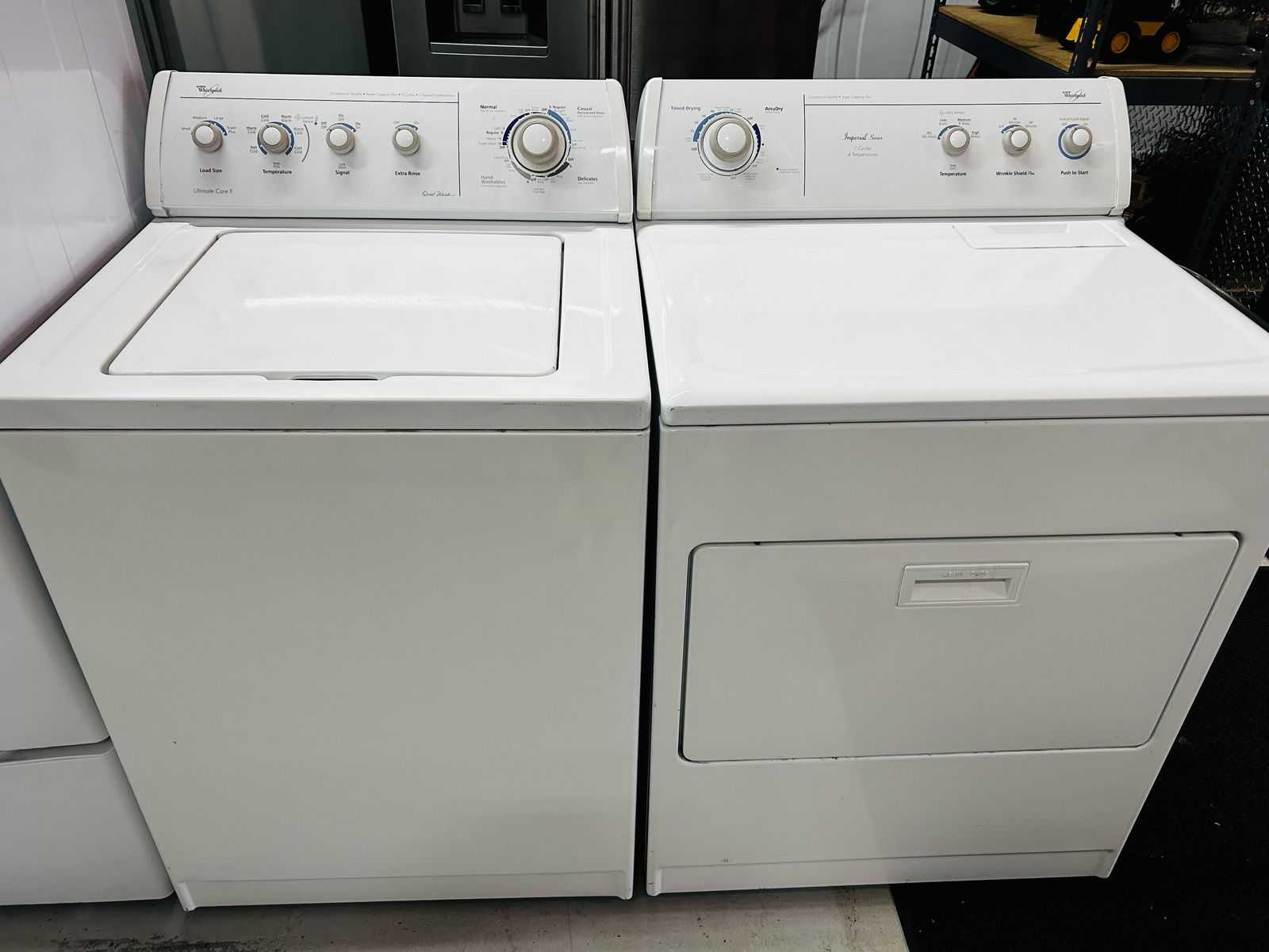 Whirlpool Electric Top Load Set