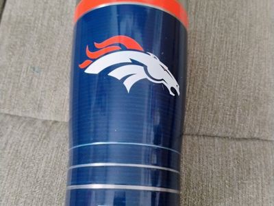 Tervis Denver Broncos NFL 2022 Properties LLC Navy Blue Orange Tumbler Cup