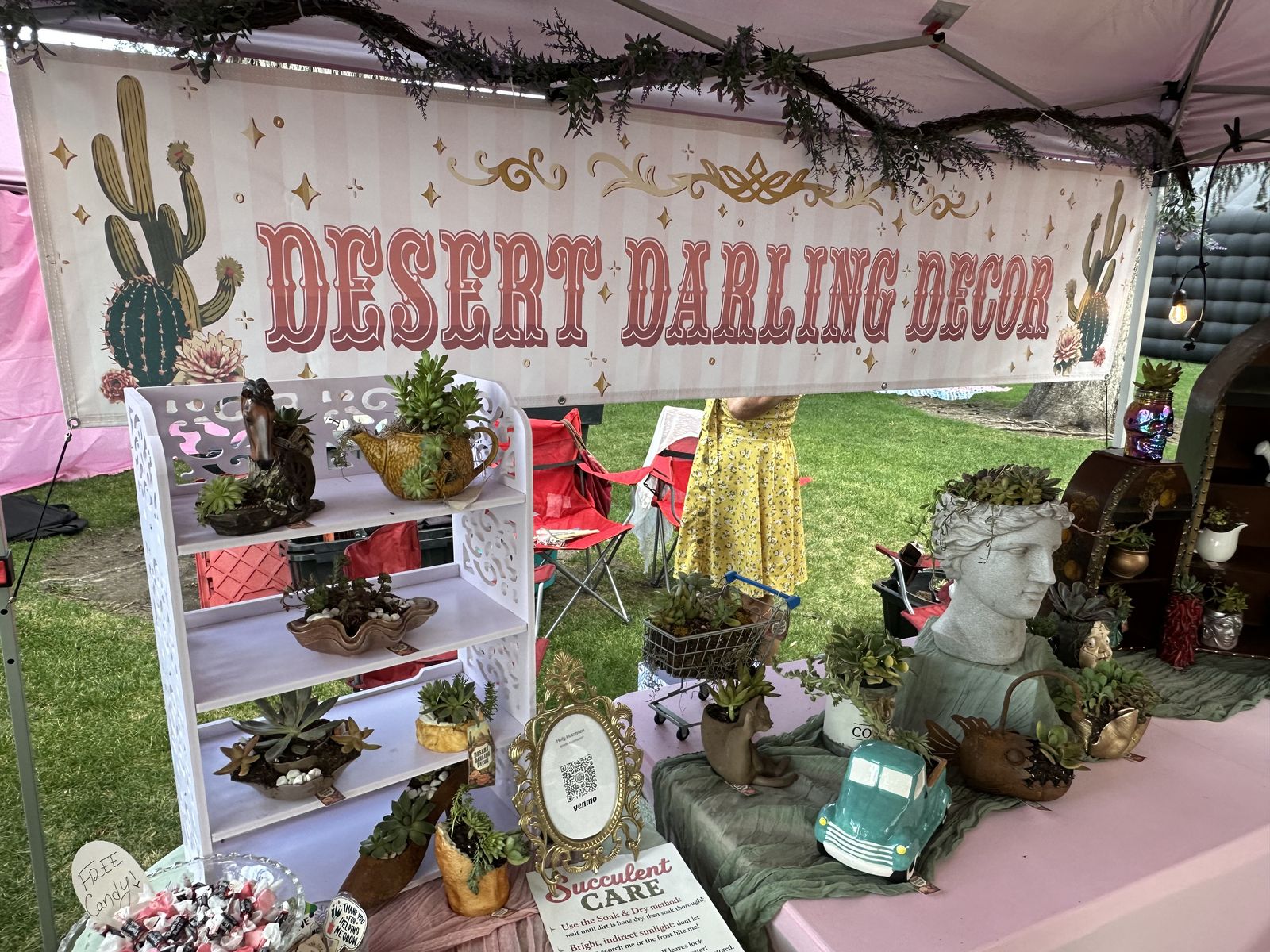 Springville Farmers Market- Succulent Arrangements