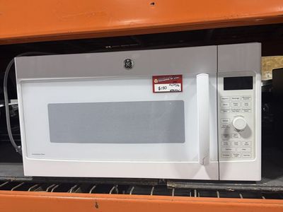 GE White Over-the-Range Microwave Oven - Clean, Working Condition