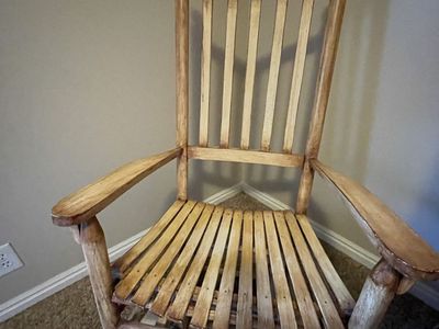 Rocking chair and matching hutch