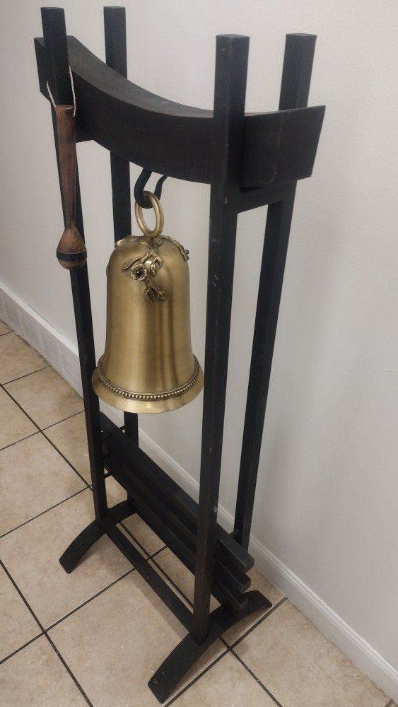 Antique Large Metal  Pagoda Temple 
 4'  foot high