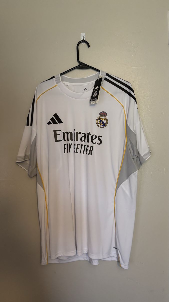 Adidas Real Madrid Emirates Fly Better Jersey Size 2XL New with Tags