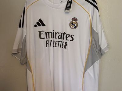 Adidas Real Madrid Emirates Fly Better Jersey Size 2XL New with Tags