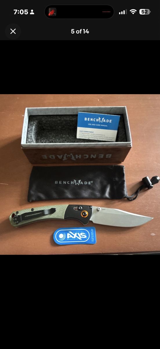 Benchmade Knife - Mini Crooked River