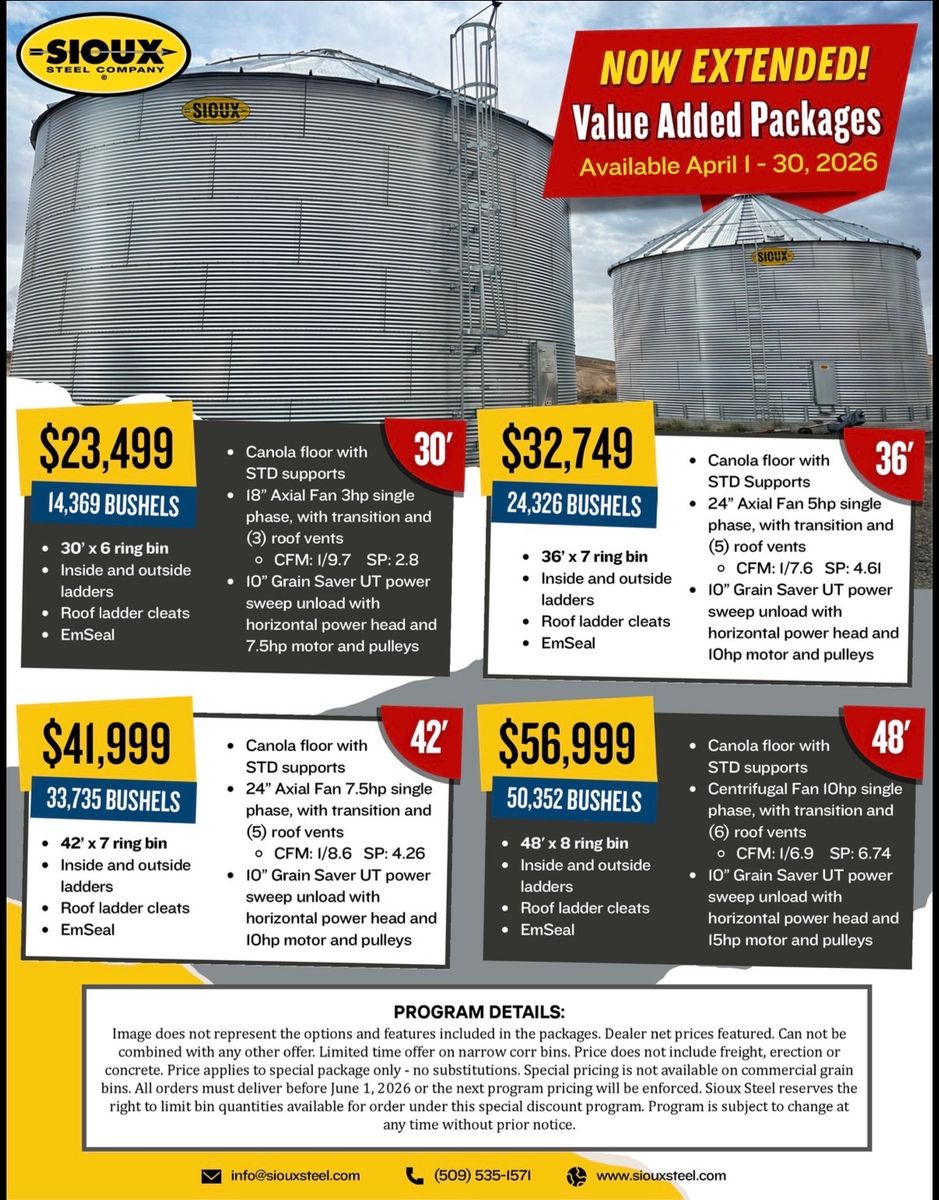 Sioux Steel Grain Bin