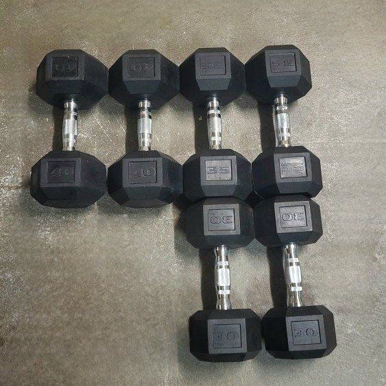 dumbbells 210 pounds