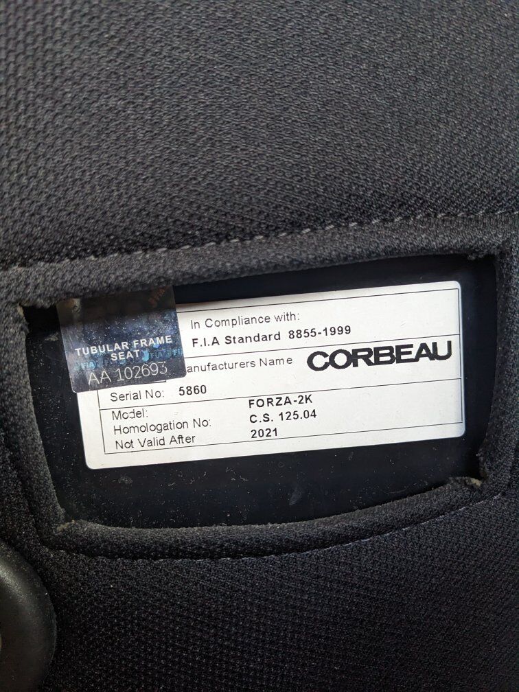 Corbeau Forza Sport Racing Seat Chair