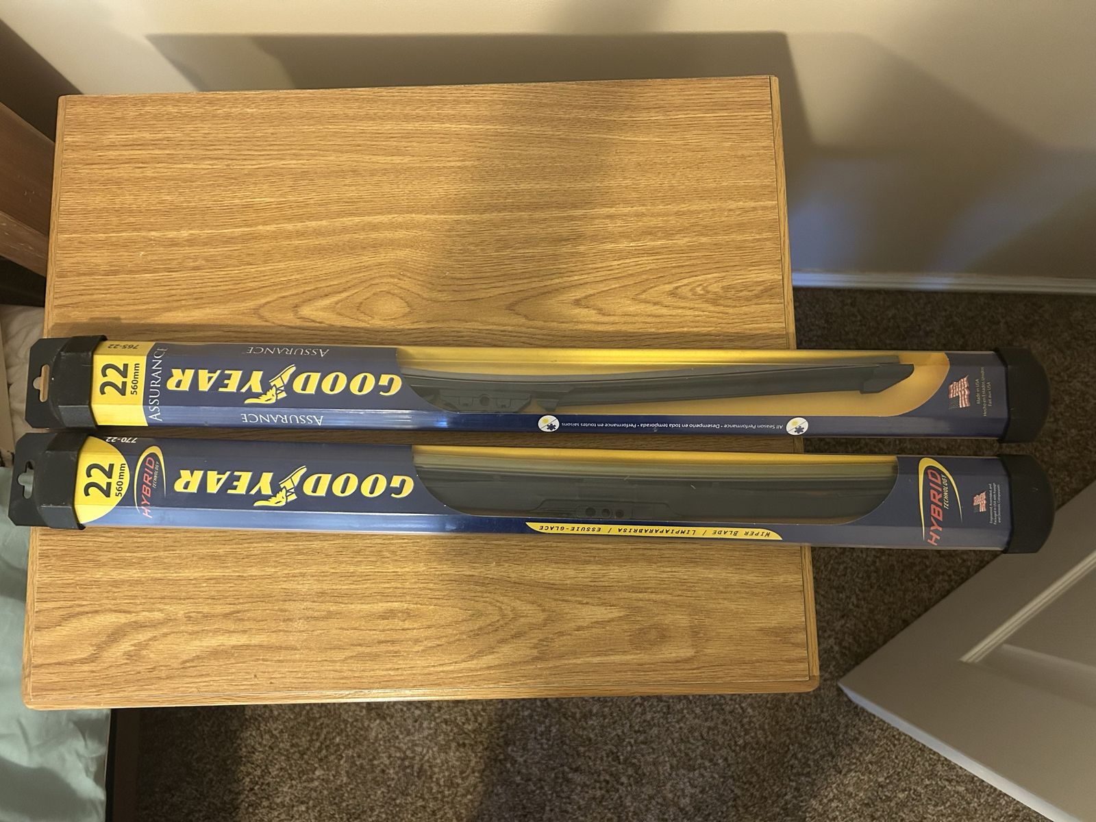 Goodyear Wiper Blades 22 Inch - Set of 2, New, Unopened