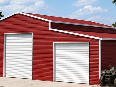 2025 KJ 42' X 30' Metal Storage Shed New in Original Crates