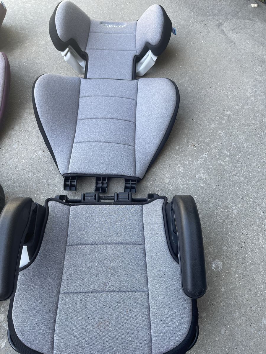 Graco TurboBooster 2.0 HB Car Seat - Highback Booster - Gray - Excellent Condition