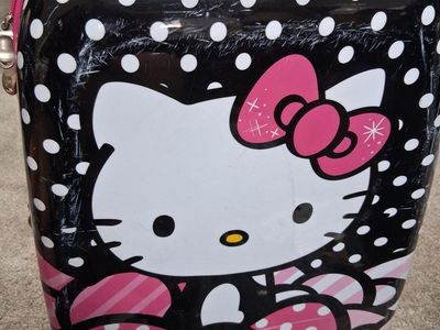 Hello Kitty Hard Plastic Luggage Carry-On Suitcase!