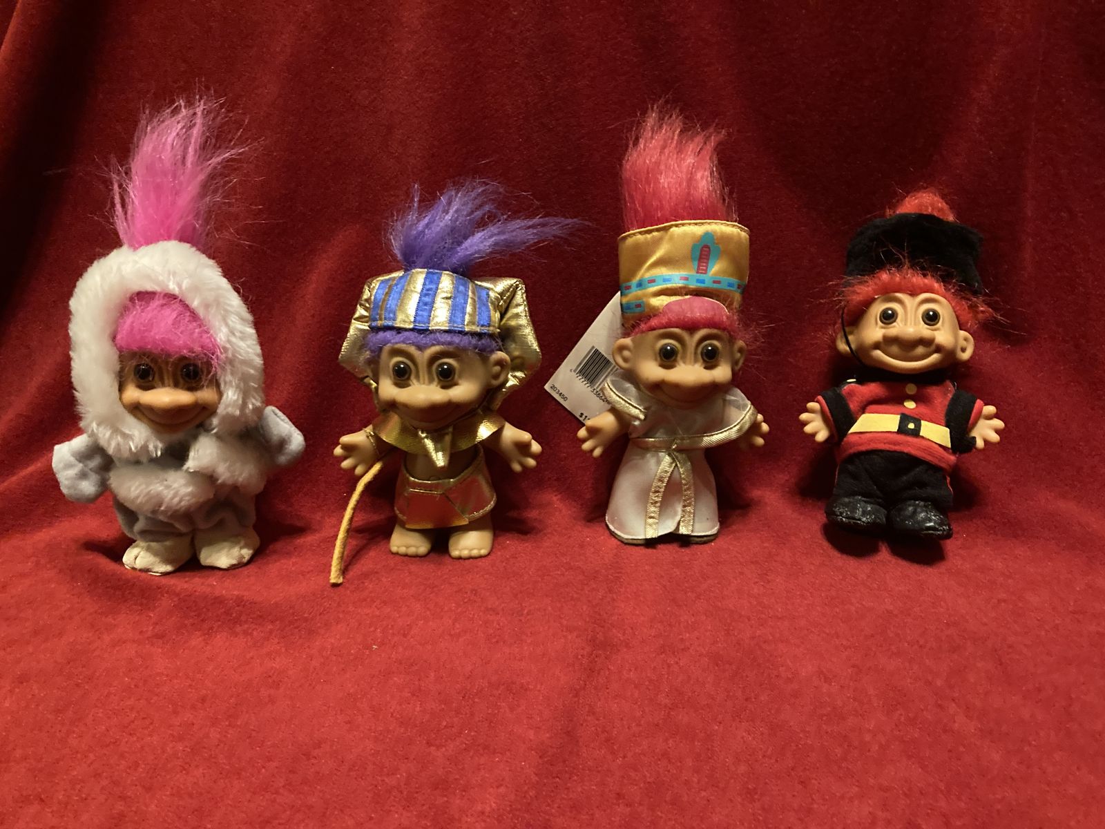 Vintage Rare Russ Troll Figurines Like New
