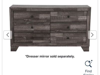 RC Willey Alix Gray Youth Bedroom Set - Twin Platform Bed, Dresser, Nightstand - Excellent Condition