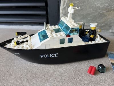 Lego Police Boat Set Antique 1987