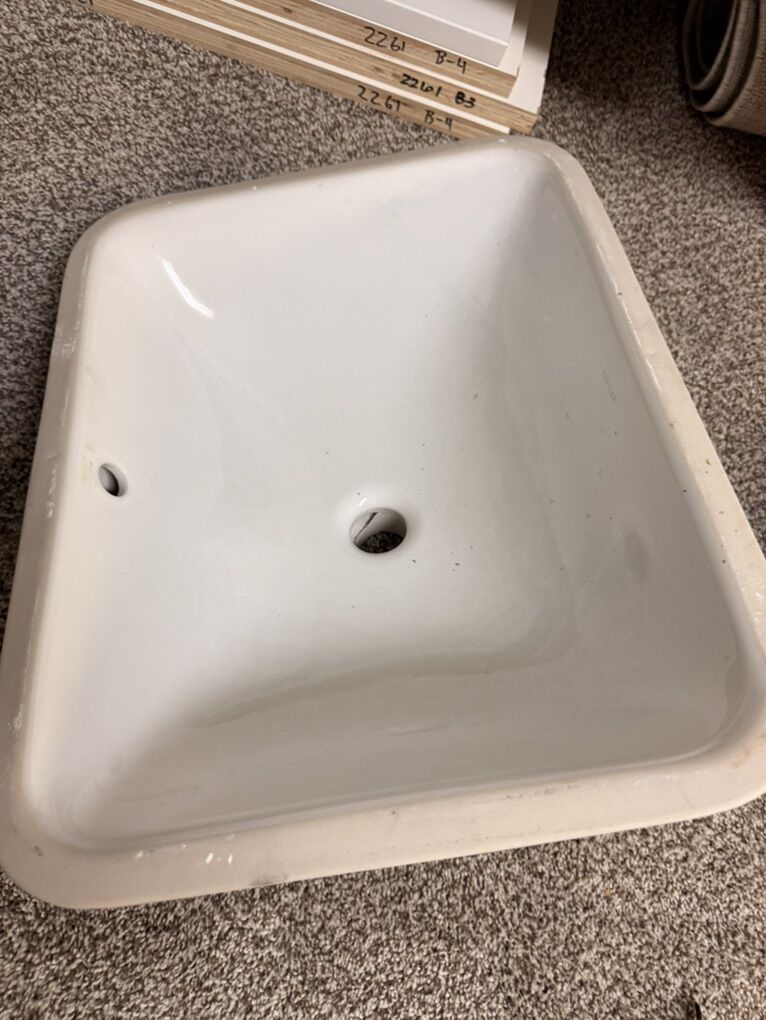 Kohle RECTANGLE UNDERCOUNTER LAV