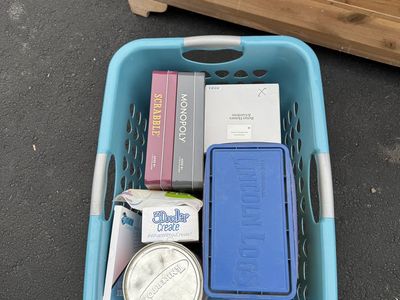 Box Of Games And Toys