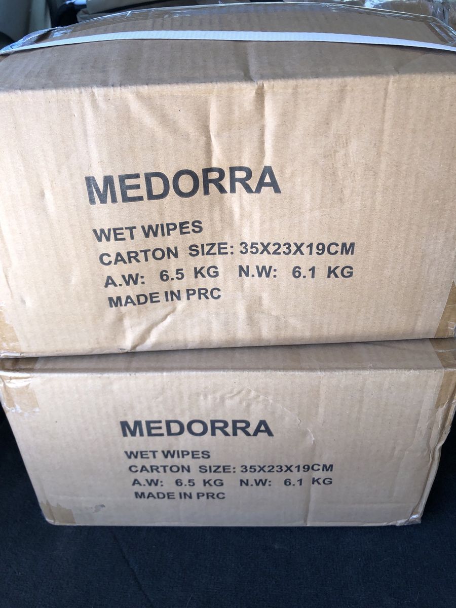 MEDORRA Wet Wipes - Bulk Carton (Approx. 6.1 KG) - New & Sealed