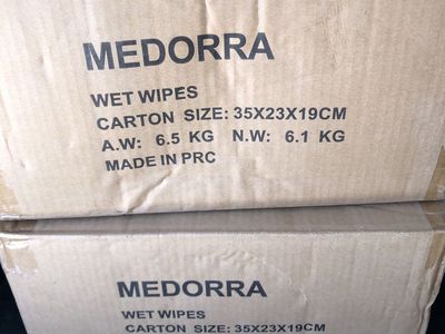 MEDORRA Wet Wipes - Bulk Carton (Approx. 6.1 KG) - New & Sealed