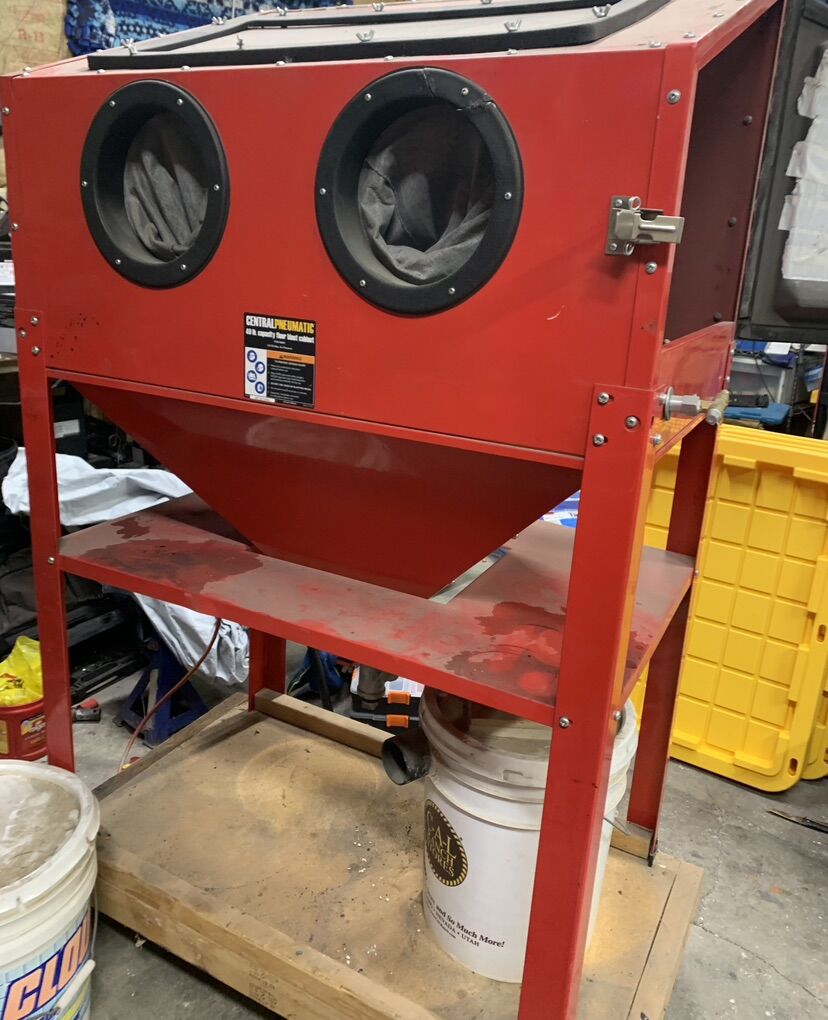 Sandblast Cabinet Modded