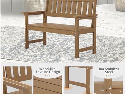 Outdoor Bench, weatherproof, outdoor seating