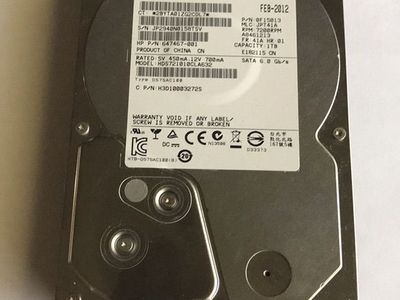 1 Tb Hitachi Hard Drive. Sata 3.5