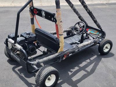 Murray Raceway Restored Classic Gas Powered Go Kart Cart. New engine, clutch, and chain. Roll Cage, 2 Seats, working Seatbelts