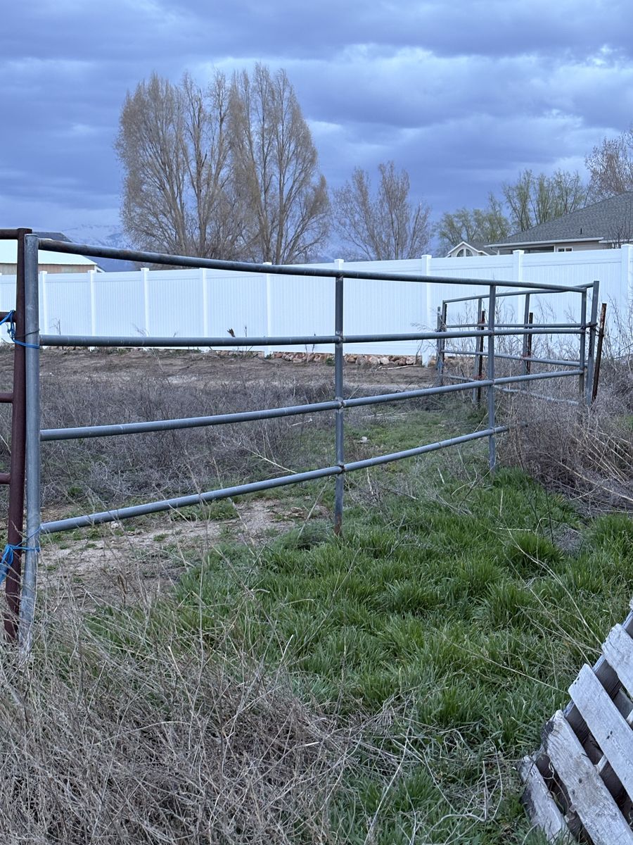 Used 24 Foot Long Galvanized Panels