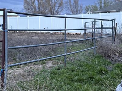 Used 24 Foot Long Galvanized Panels