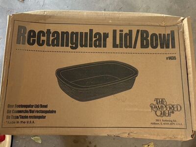 Pampered Chef Rectangular Lid/Bowl