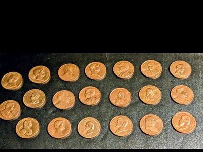 Lot of 20 presidential innagutation coins. mixed set. see pictures for details
