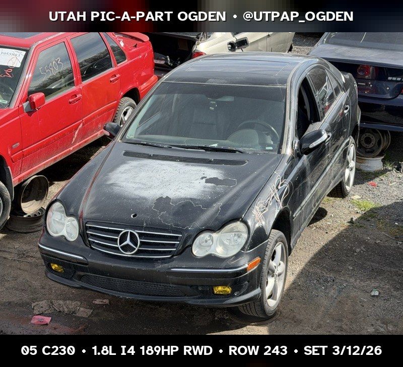 2005 Mercedes-Benz C230 W203 Parts - UTPAP Ogden