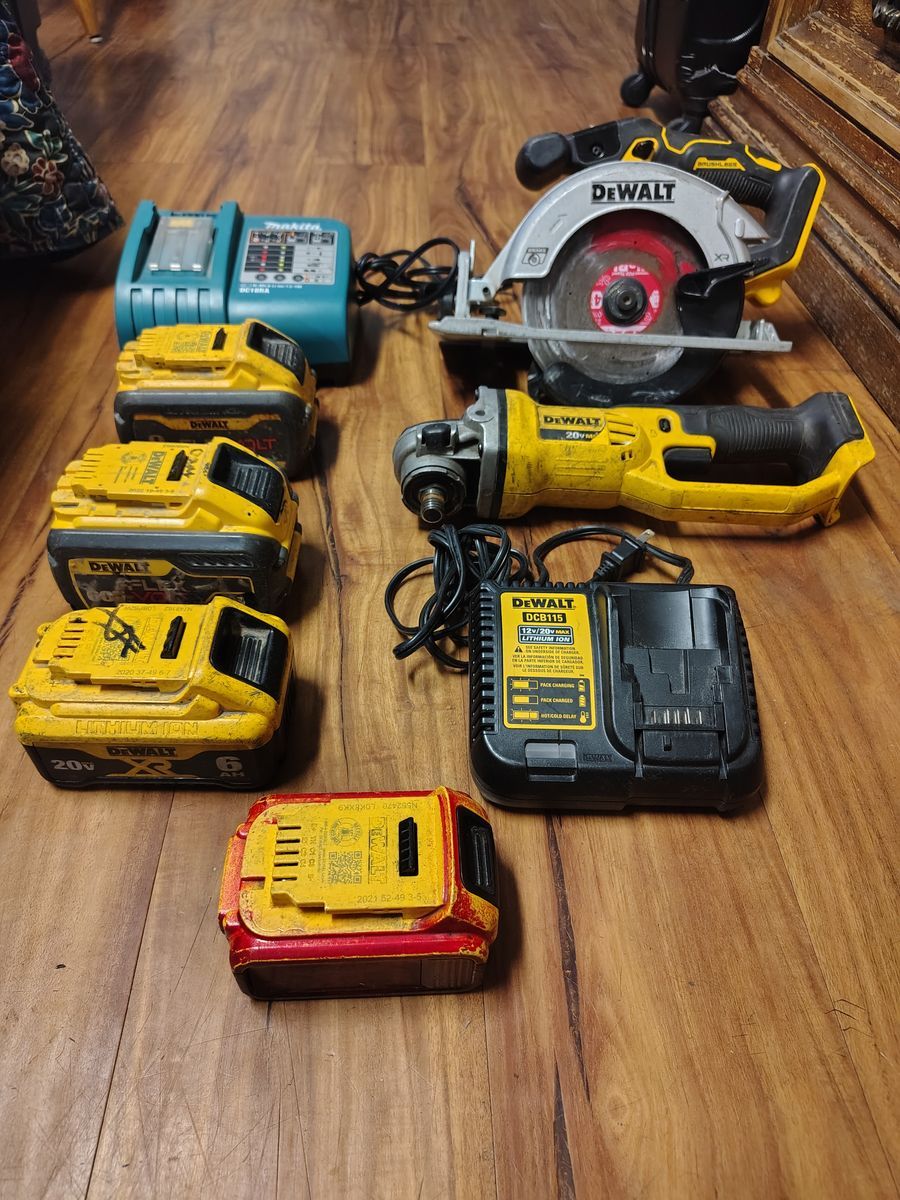 DeWalt tools and batteries 