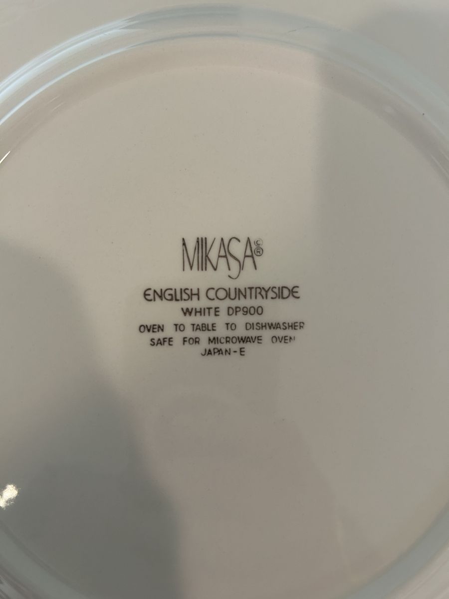 Mikasa Plate Set For Sale