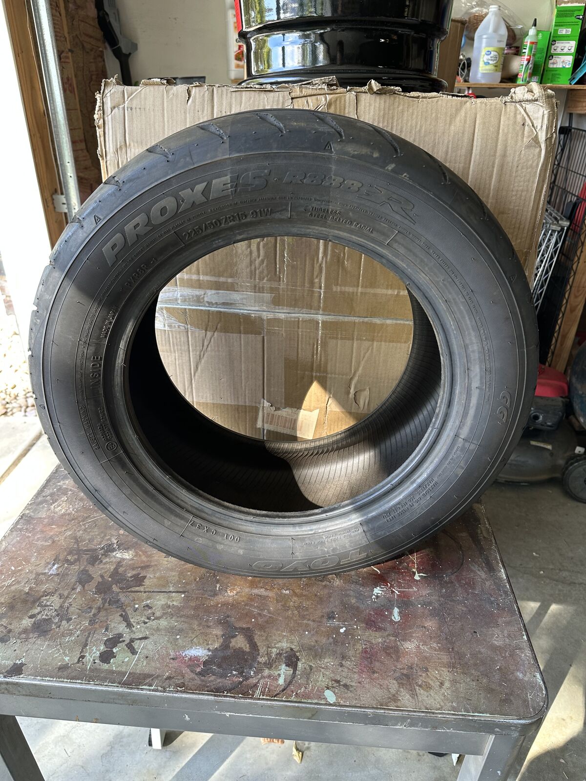 Proxes R888R 225/50ZR15 91W tire — New