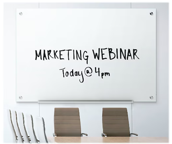 Quartet Dry Erase Board, Glass Whiteboard 72"W x 48"H, Non-Magnetic, Infinity, White (G7248NMW)