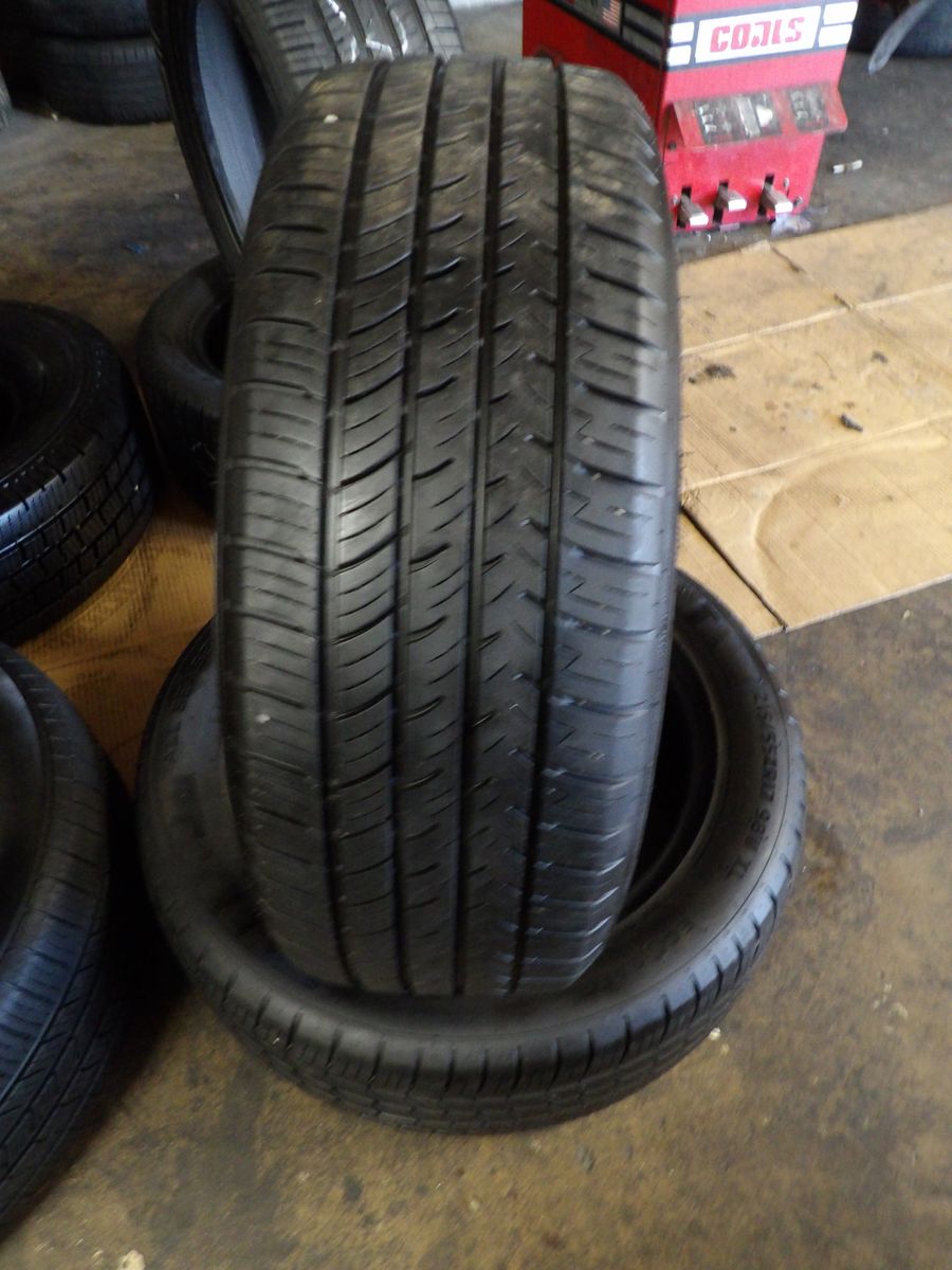 215/55R17 ADVANTA ECO SAFE HPZ -02 PAIR OF TWO USED TIRES 