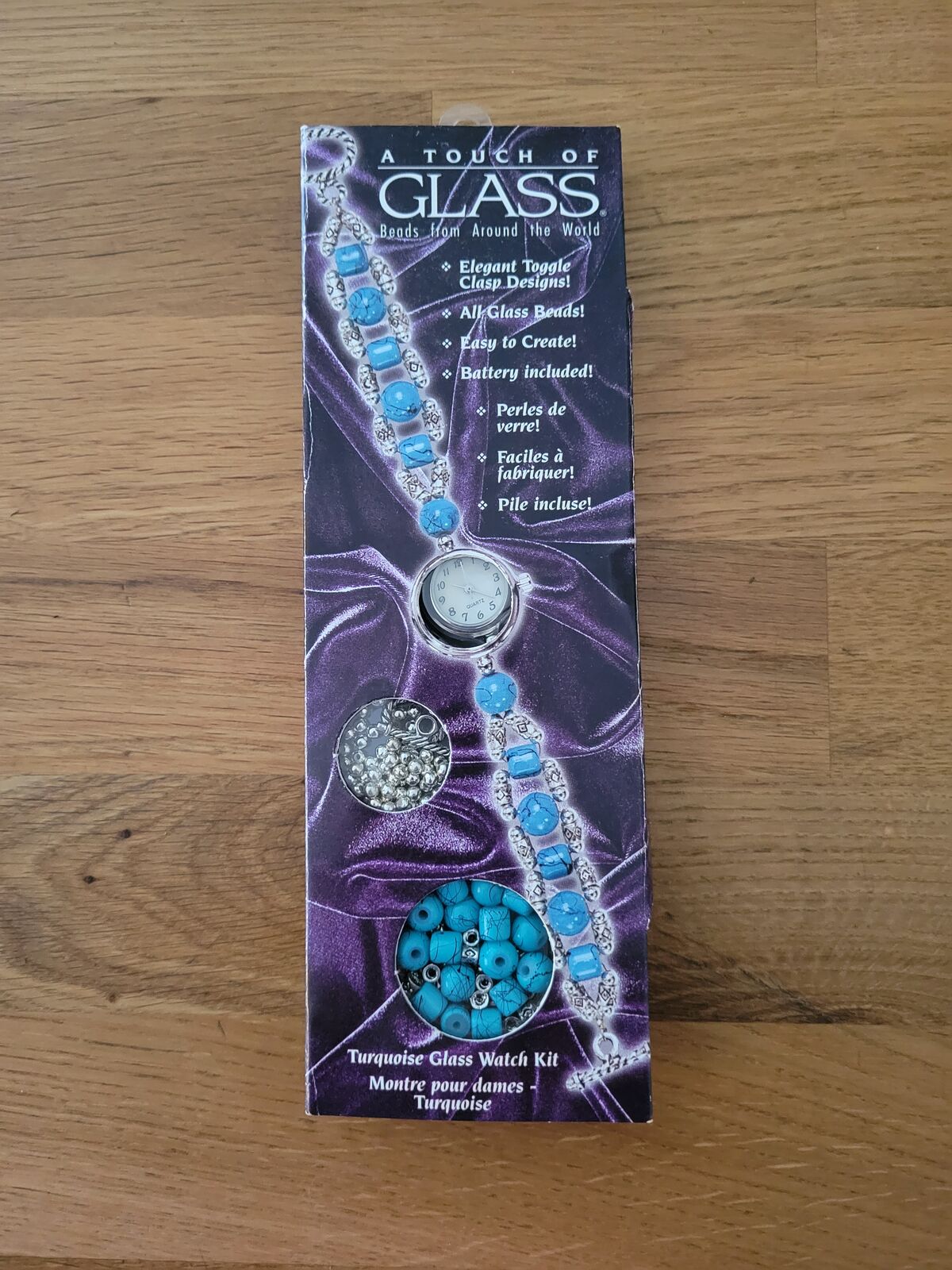 Turquoise Glass Watch Kit