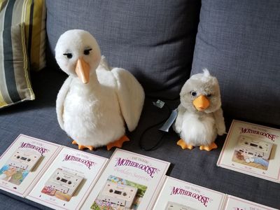 Vintage Talking Mother Goose & Hector Animatronic Toys